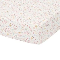 Little Dutch Fitted Bassinet Sheet Flowers & Butterfly