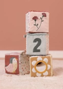 Little Dutch LD Soft Blocks Flowers & Butterflies -Little Dutch Sale Shop 0016660 little dutch set of soft cubes flowers butterflies flowers butterflies 1