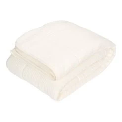 Little Dutch Cot Blanket Pure Soft White