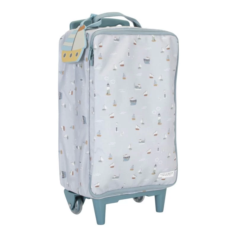 Little Dutch Children's Suitcase Sailors Bay Blue 3 Little Dutch Children's Suitcase Sailors Bay Blue