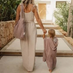 Little Dutch Mom Bag Mauve -Little Dutch Sale Shop 0022747 little dutch mom bag mauve jacquard terry 3