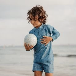 Little Dutch Swim T-shirt Long Sleeves Sea Life Blue -Little Dutch Sale Shop 0023458 zwem shirt lange mouw sea life blue 98 104