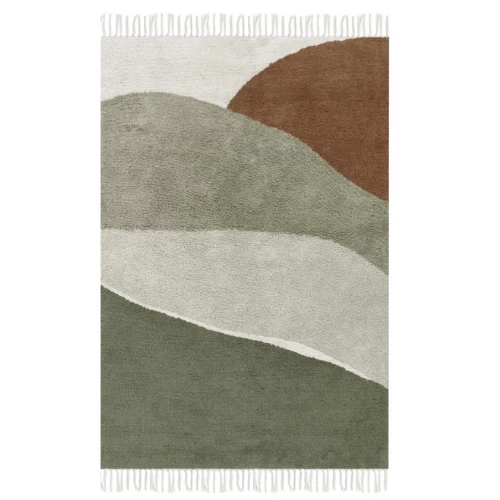 Little Dutch Rug Horizon - Olive - 130x90cm 3 Little Dutch Rug Horizon - Olive - 130x90cm