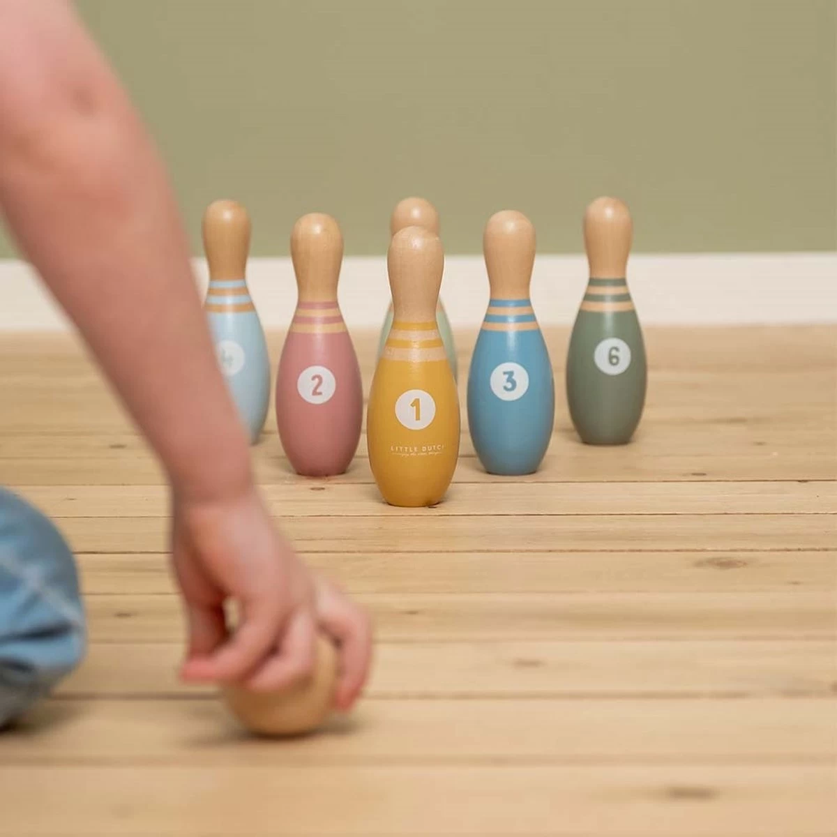 Little Dutch Bowling Set 6 Little Dutch Bowling Set - Image 4