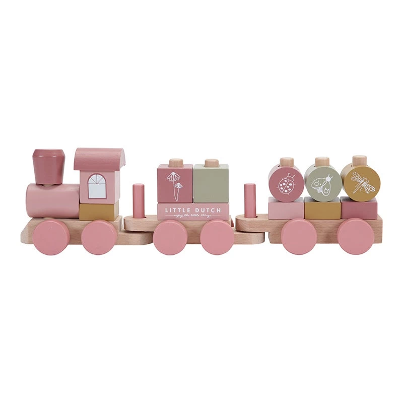 Little Dutch LD Wooden Stacking Train 3 Little Dutch LD Wooden Stacking Train