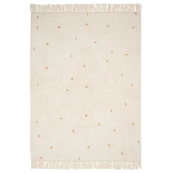 Little Dutch Rug Dot - Pure Natural/Ochre - 170x120cm