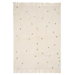 Little Dutch Rug Dot - Pure Natural/Olive - 170x120cm