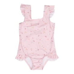 Little Dutch Bathsuit Ruffles Little Pink Flowers
