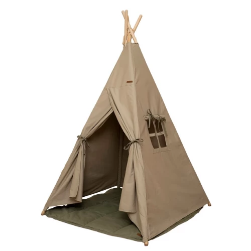 Little Dutch Teepee Tent Olive 3 Little Dutch Teepee Tent Olive