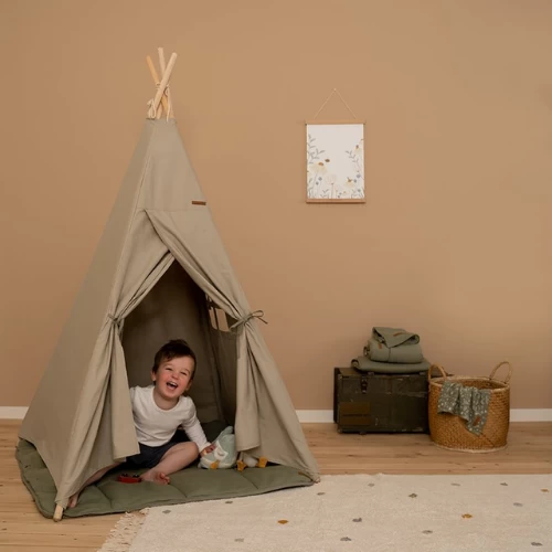 Little Dutch Teepee Tent Olive 4 Little Dutch Teepee Tent Olive - Image 2