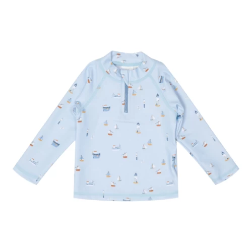 Little Dutch Swim T-shirt Long Sleeves Sailors Bay Blue 3 Little Dutch Swim T-shirt Long Sleeves Sailors Bay Blue