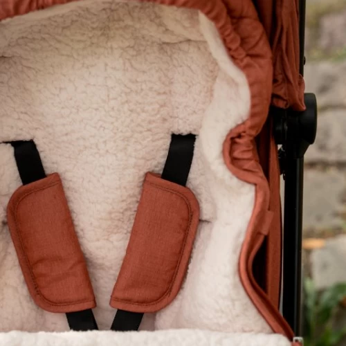 Little Dutch Footmuff Stroller - Rust 4 Little Dutch Footmuff Stroller - Rust - Image 2