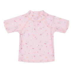Little Dutch Swim T-shirt Little Pink Flowers