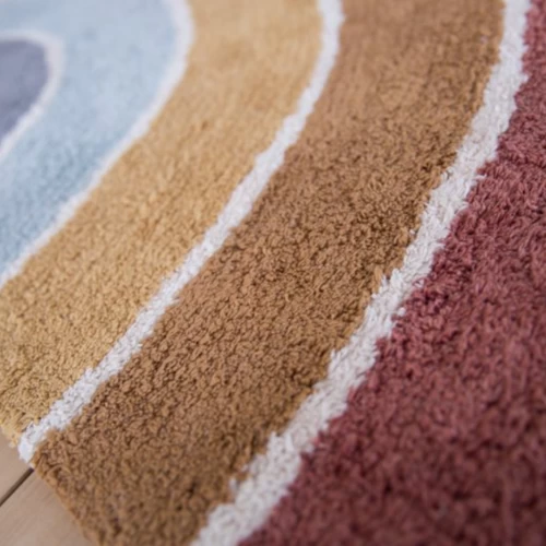Little Dutch Rug Rainbow Shape - Pure & Nature - 80x130cm 4 Little Dutch Rug Rainbow Shape - Pure & Nature - 80x130cm - Image 2