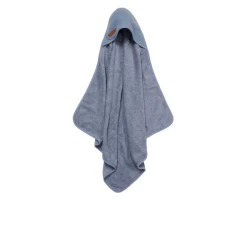 Little Dutch Hooded Towel - Pure Blue