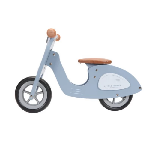 Little Dutch Scooter Hout Blue 3 Little Dutch Scooter Hout Blue