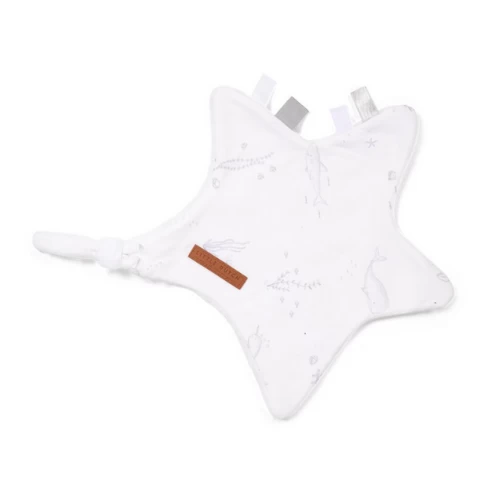 Little Dutch Cuddle Cloth Star - Ocean White 3 Little Dutch Cuddle Cloth Star - Ocean White