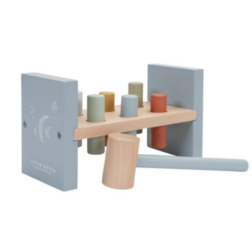 Little Dutch Pounding Bench - Ocean Blue 3 Little Dutch Pounding Bench - Ocean Blue