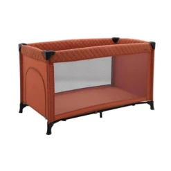 Little Dutch Travel Cot In Bag - Rust