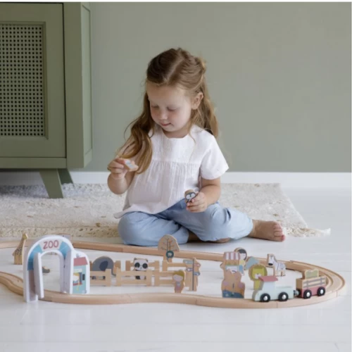 Little Dutch Railway Train Extension - Zoo - LD4488 4 Little Dutch Railway Train Extension - Zoo - LD4488 - Image 2