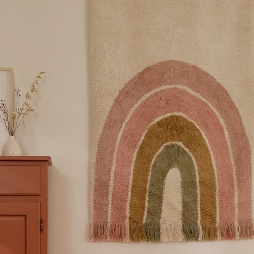 Little Dutch Rug Rainbow - Pink - 130 X 90 Cm 4 Little Dutch Rug Rainbow - Pink - 130 X 90 Cm - Image 2