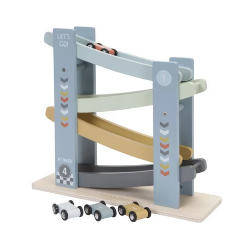 Little Dutch Ramp Racer Cars Blue - LD7008 2 Little Dutch Ramp Racer Cars Blue - LD7008