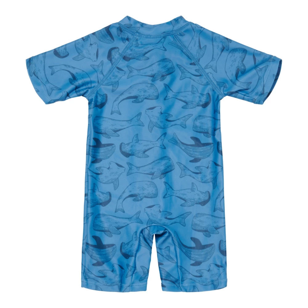 Little Dutch Swimsuit Short Sleeves Sea Life Blue 4 Little Dutch Swimsuit Short Sleeves Sea Life Blue - Image 2