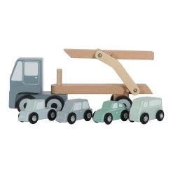 Little Dutch Transport Truck - Blue - LD4453 -Little Dutch Sale Shop LD4453Truckmetoplegger 3
