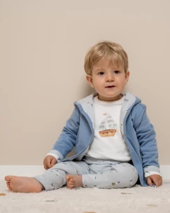 Little Dutch Reversible Jacket Sailors Bay Blue -Little Dutch Sale Shop Post SAILORSBAY 1a