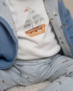 Little Dutch Reversible Jacket Sailors Bay Blue -Little Dutch Sale Shop Post SAILORSBAY 1c