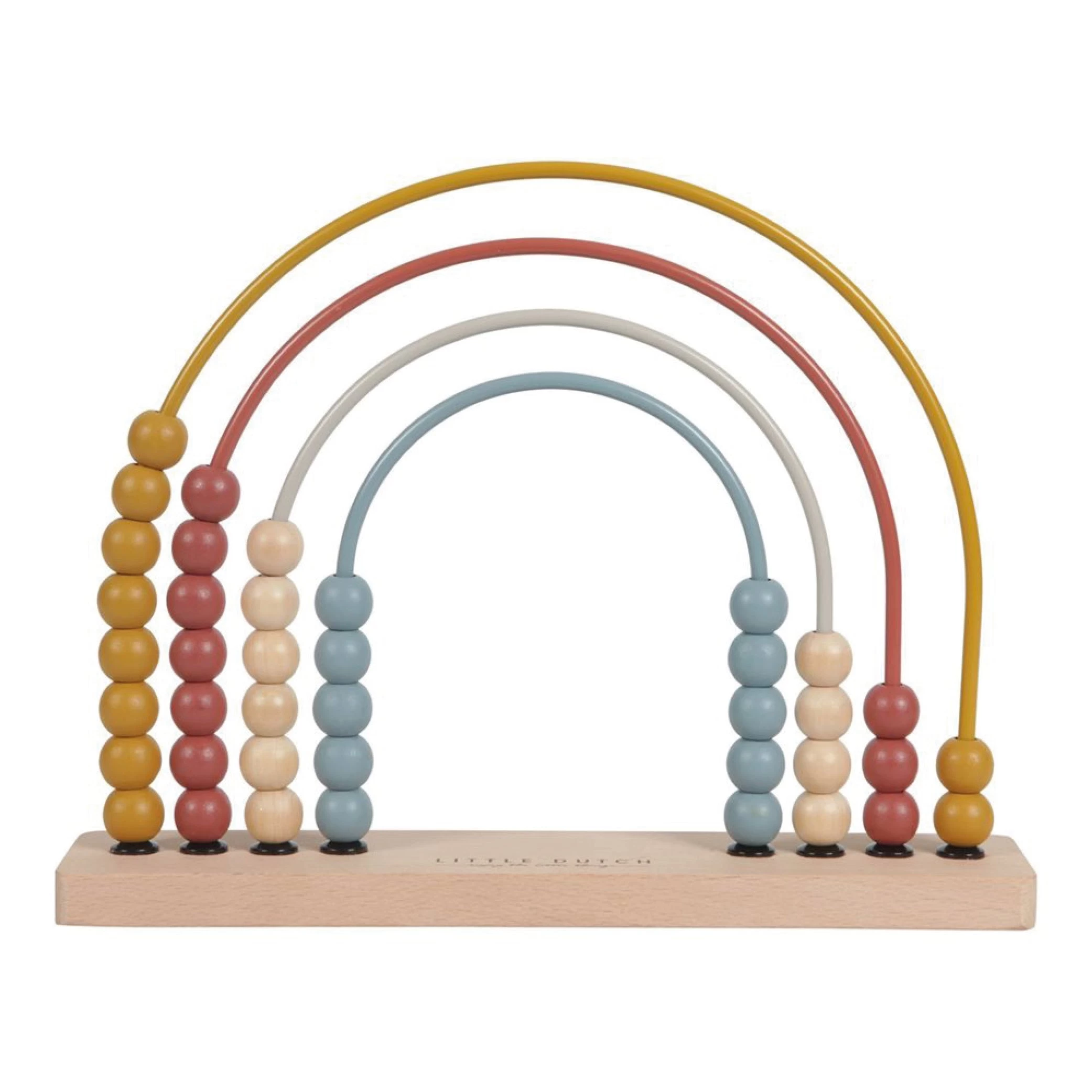Little Dutch Rainbow Abacus Pure & Nature - LD 3 Little Dutch Rainbow Abacus Pure & Nature - LD