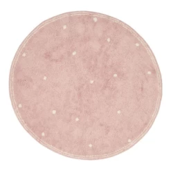 Little Dutch Rug Pure Pink Dot - Diameter 110 Cm