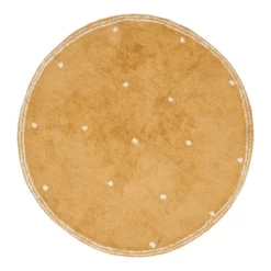 Little Dutch Rug Pure Ochre Dot - Diameter 110 Cm