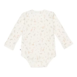 Little Dutch Bodysuit Long Sleeves Little Goose White