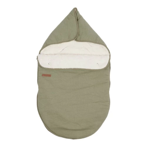 Little Dutch Car Seat 0+ Footmuff - Pure Olive 3 Little Dutch Car Seat 0+ Footmuff - Pure Olive