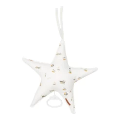 Little Dutch Star-shaped Music Box Sailors Bay White