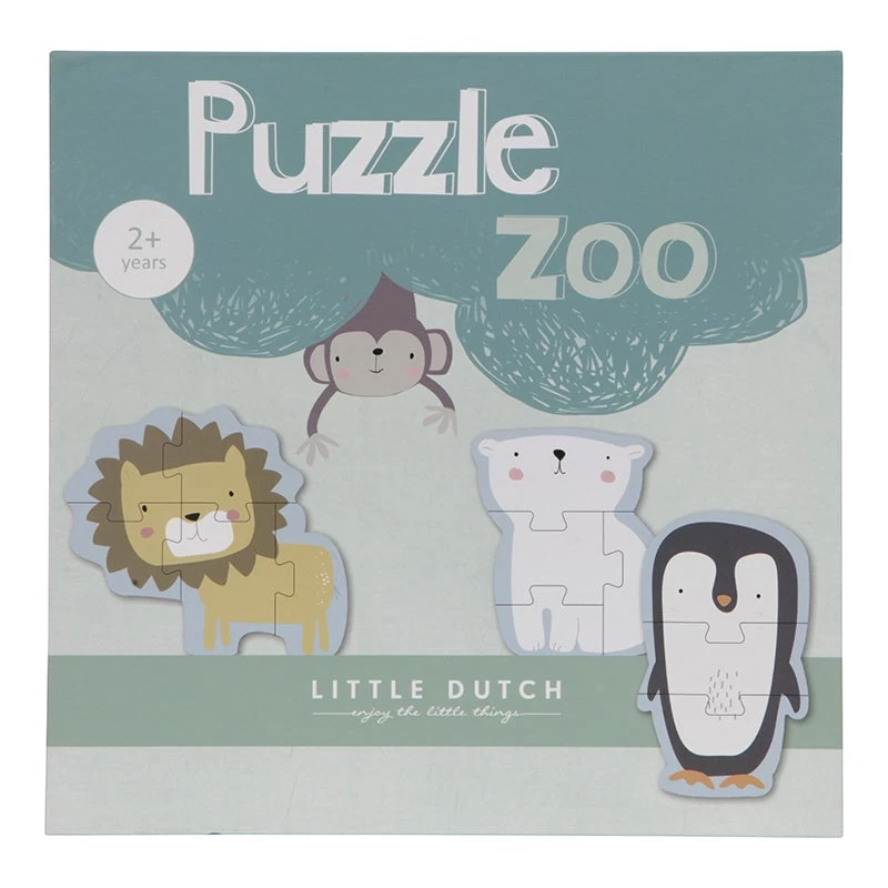 Little Dutch LD Animal Zoo Puzzle - 6 Pcs 3 Little Dutch LD Animal Zoo Puzzle - 6 Pcs