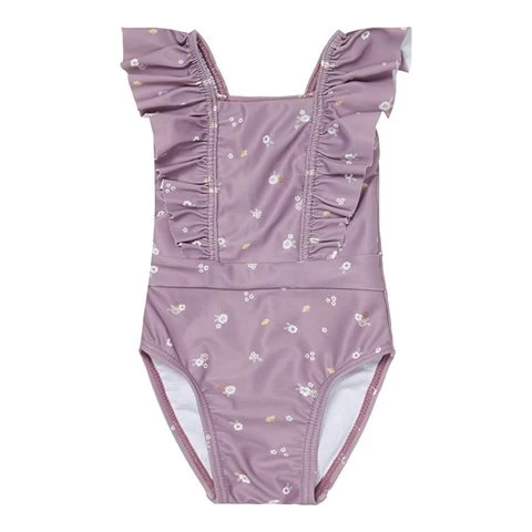 Little Dutch Bathsuit Volants Mauve Blossom 3 Little Dutch Bathsuit Volants Mauve Blossom