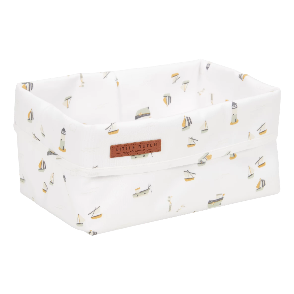 Little Dutch Storage Basket Large Sailors Bay White 3 Little Dutch Storage Basket Large Sailors Bay White